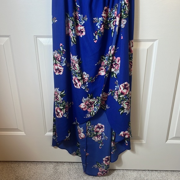 Soprano Off the Shoulder, Empire Waist, Bright Blue 1x - Picture 4 of 6